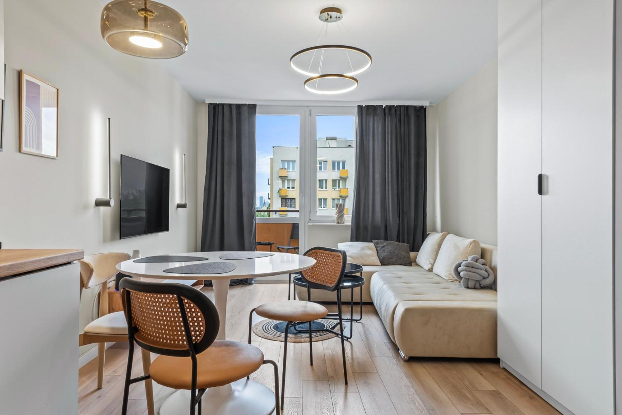 Rentplanet - Apartament Miedzynarodowa Varsó Kültér fotó