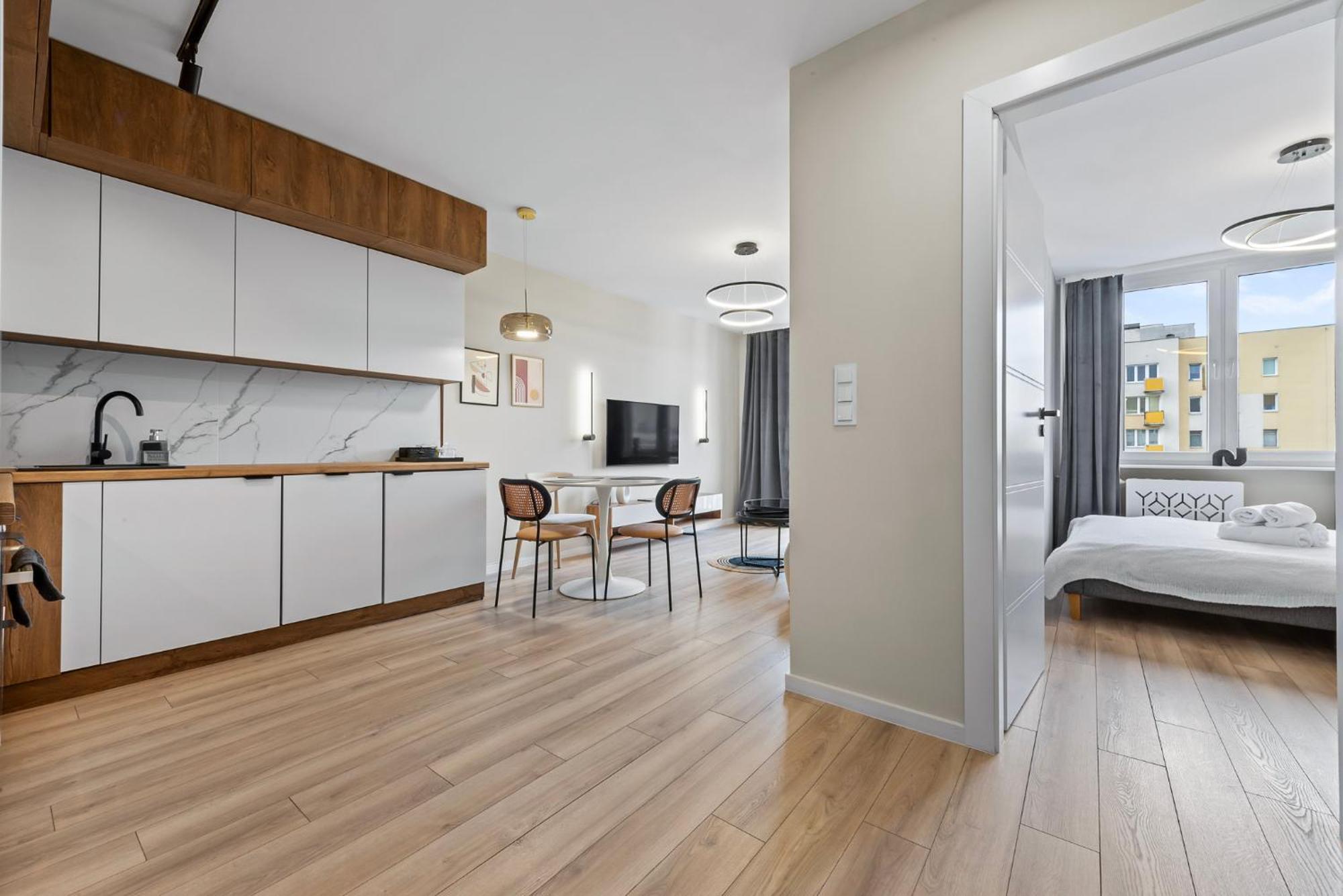 Rentplanet - Apartament Miedzynarodowa Varsó Kültér fotó
